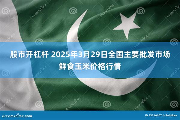 股市开杠杆 2025年3月29日全国主要批发市场鲜食玉米价格行情